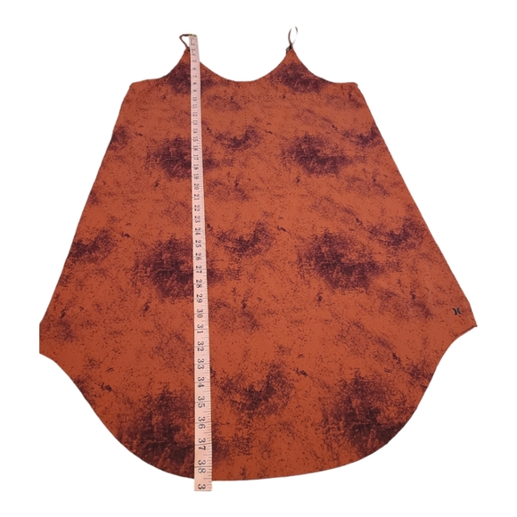 Hurley Coastal Cami Rust Tie Dye Dress NEW Size Medium | Beach Cover Up Dress - Picture 11 of 16